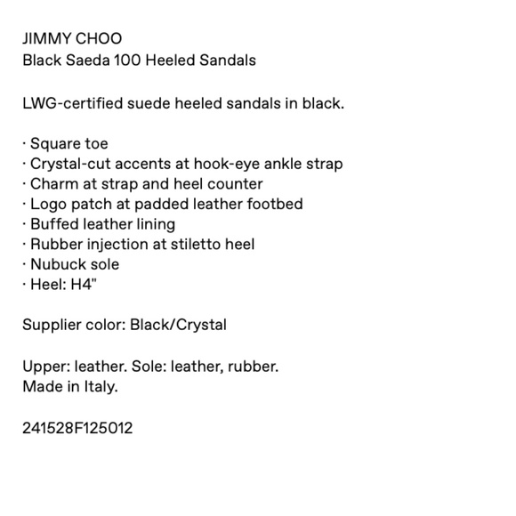 Jimmy Choo 100mm Saeda Suede Stiletto Heel Pumps With Crystals Size US 9.5 - Picture 10 of 11